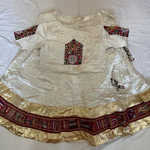 White Traditional Lehenga - Picture 1 of 5